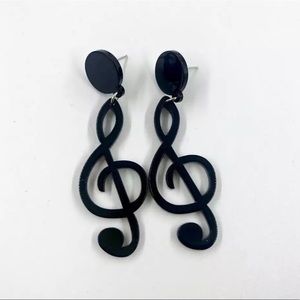 NEW Music Themed Pair Earrings